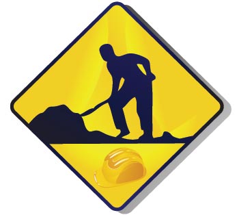 561 views Under construction vector signs