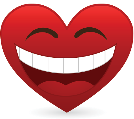 Big Smile Heart - Facebook Symbols and Chat Emoticons