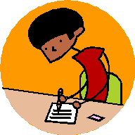 Students Writing Clipart - Tumundografico