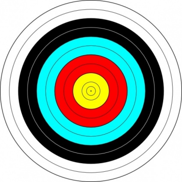 Archery Target clip art | Download free Vector