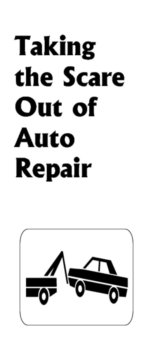 Taking the Scare Out of Auto Repair - PDF