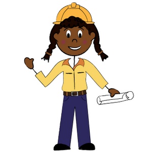 Female Construction Worker Clipart - Free Clipart ...