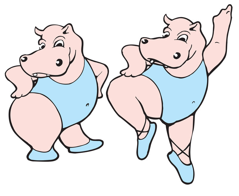 free cartoon hippo clipart - photo #19