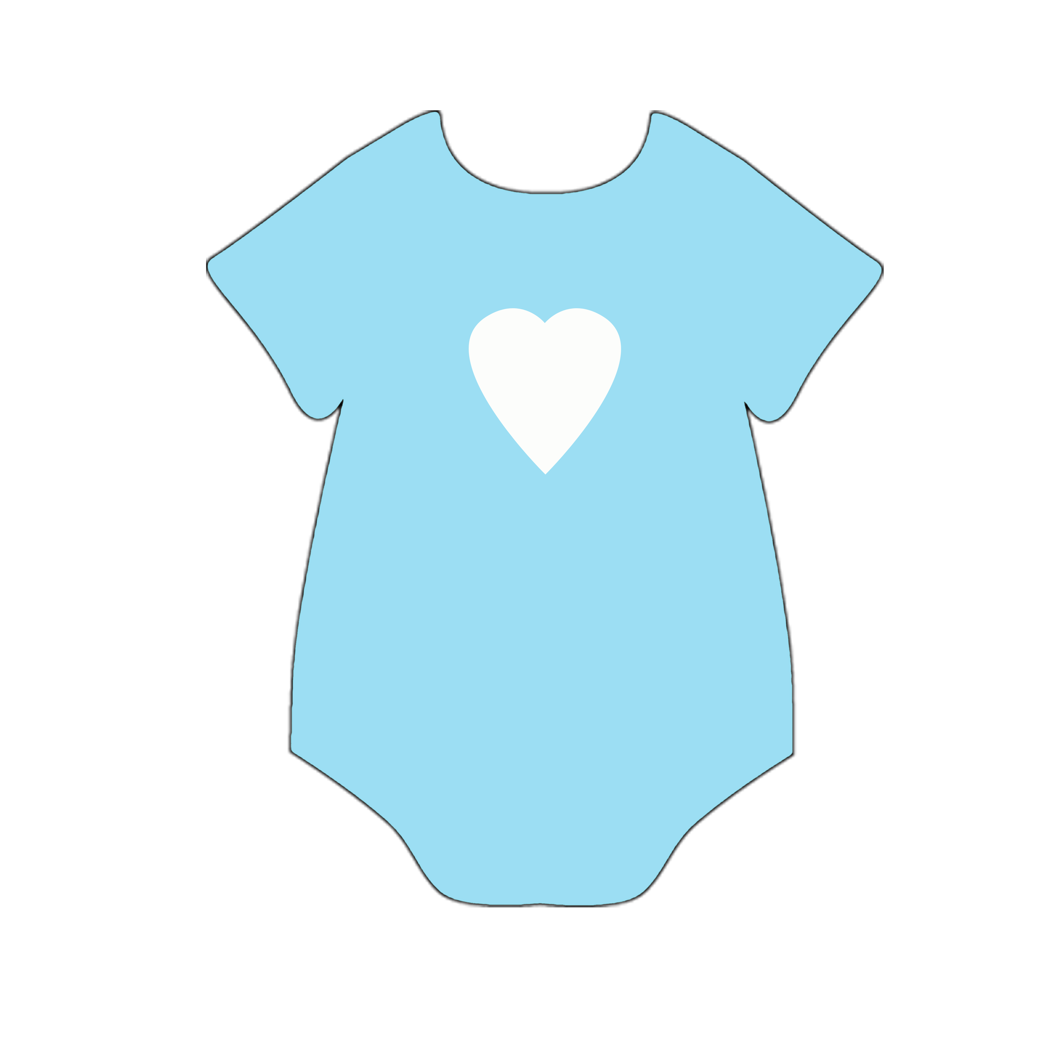 Baby boy onesie clip art