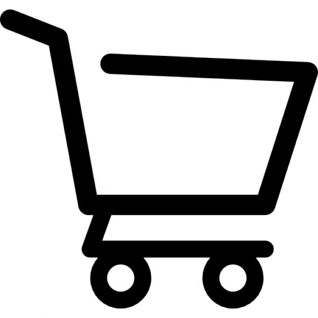 Shopping cart empty side view Icons | Free Download