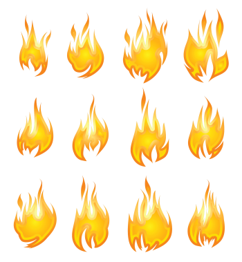 Fire Flames Gallery | Isolated Stock Photos by noBACKS
