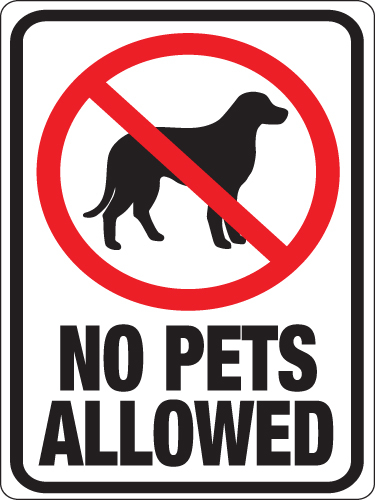 No Pets Allowed Signs Related Keywords & Suggestions - No Pets ...