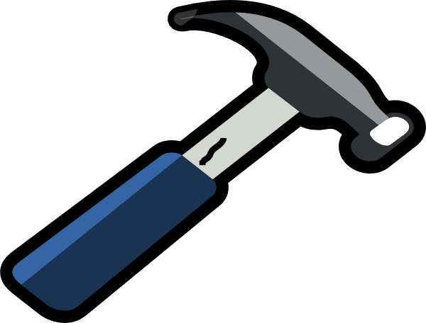 Cartoon hammer clipart