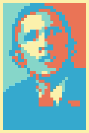 Post-it pixel art — Vince Allen