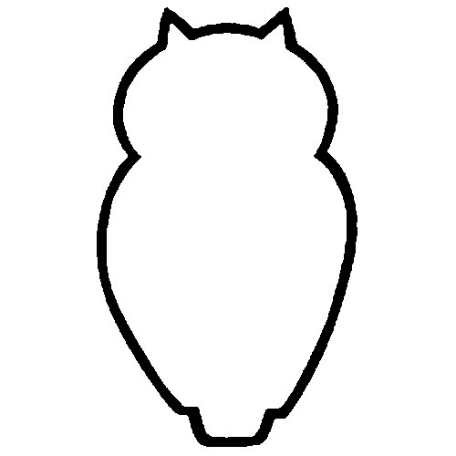 Best Photos of Owl Outline Template Owl Template, Free Printable