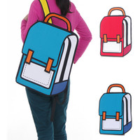 Buy inovative items women 2d 3d gismo cartoon backpacks girls ...