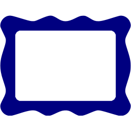 Navy blue frame icon - Free navy blue frame icons