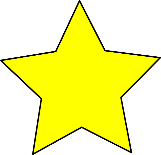 Outline Gold Star - ClipArt Best