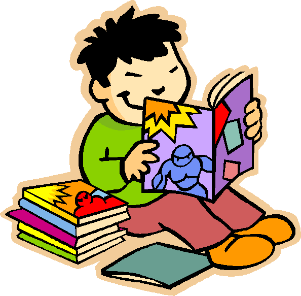 clipart on reading books - photo #30