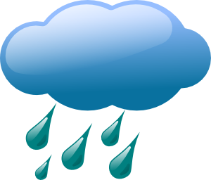 Rain Cloud clip art - vector clip art online, royalty free ...