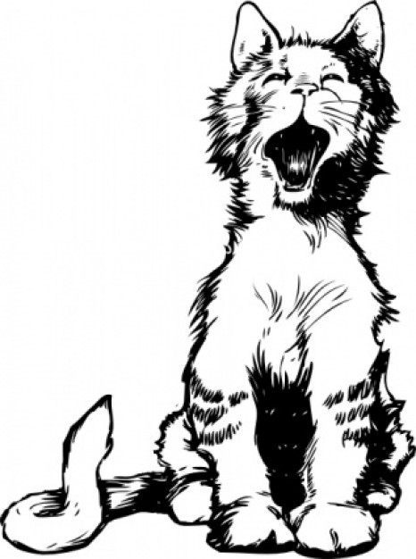 Cat S Meow clip art | Download free Vector