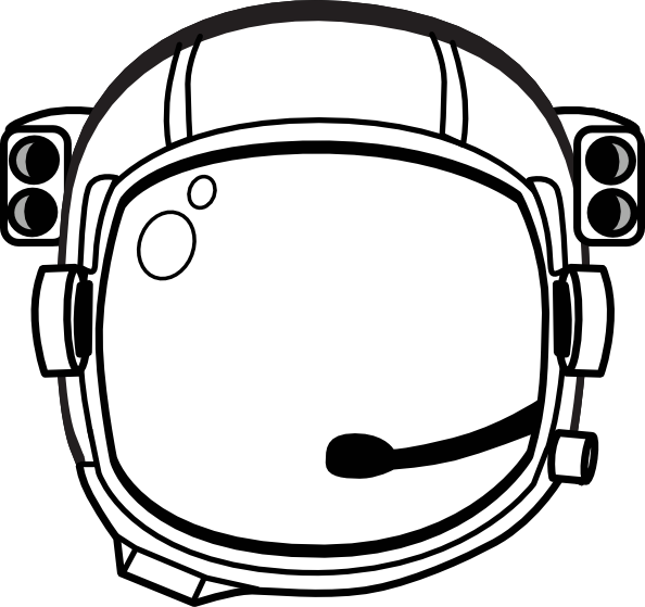 Astronaut S Helmet clip art - vector clip art online, royalty free ...