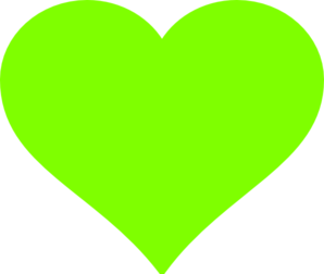 Green Heart clip art - vector clip art online, royalty free ...