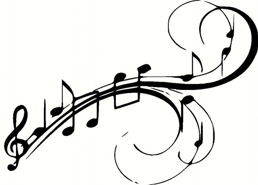 Musical Notes vinyl wall decal graphic wall art