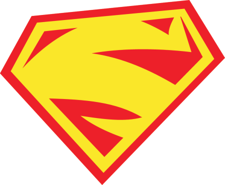 Superman logo vector