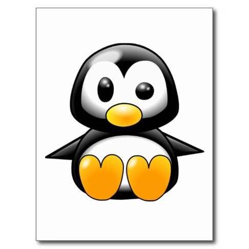 Baby Penguin Cartoon Clipart - Free to use Clip Art Resource