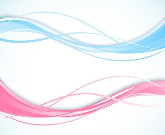 Free Pink & Blue Wavy Lines Vector - TitanUI