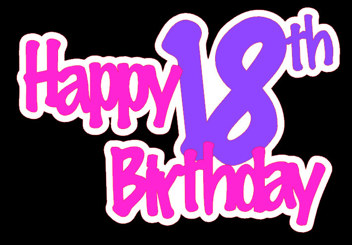 Happy 18 Birthday | Free Download Clip Art | Free Clip Art | on ...
