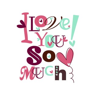 I Love You So Much Art Print - Free Shipping On Orders Over $45 ...