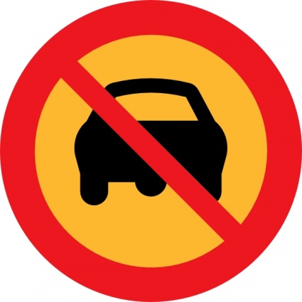 No Cars Sign clip art - Download free Transport vectors