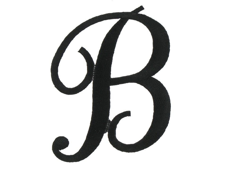 Letter b clipart free calligraphy