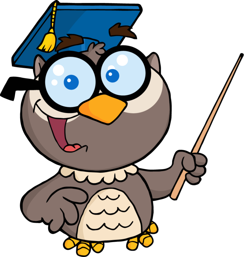 Owl teacher clipart