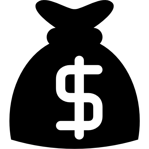 money bag symbol icon – Free Icons Download