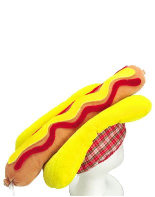 New Stuffed Plush Hot Dog Hotdog Hat Costume Party Cap ...