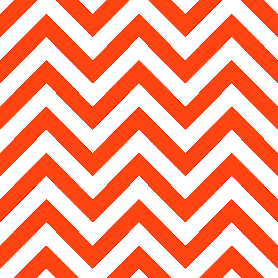 zigzag chevron pattern in orange color" by nadil | Redbubble ...