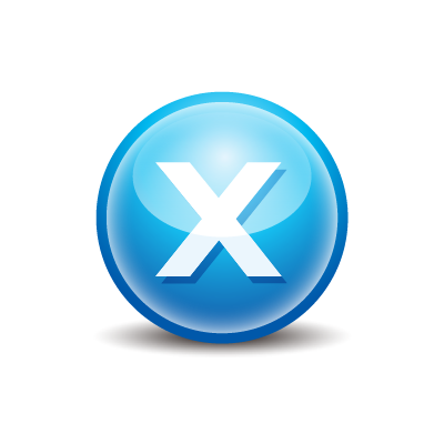 excel_k005, blue, excel, x, icon, 256x256 | designdownloader.