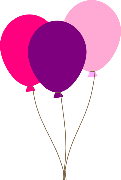 Girl Ballon clip art - vector clip art online, royalty free ...