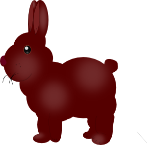 Chocolate Bunny clip art - vector clip art online, royalty free ...