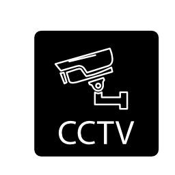 CCTV symbol in a square vector icon | Free Tools and utensils icons
