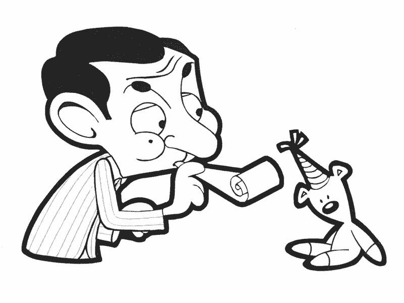 Mr Bean Cartoon Colouring Pages  | Coloring Pages -  ClipArt Best - ClipArt Best