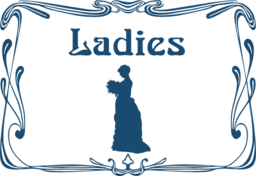 Ladies Wc Door Sign Clipart Royalty Free Public ...