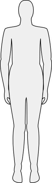 clipart human body outline - photo #38