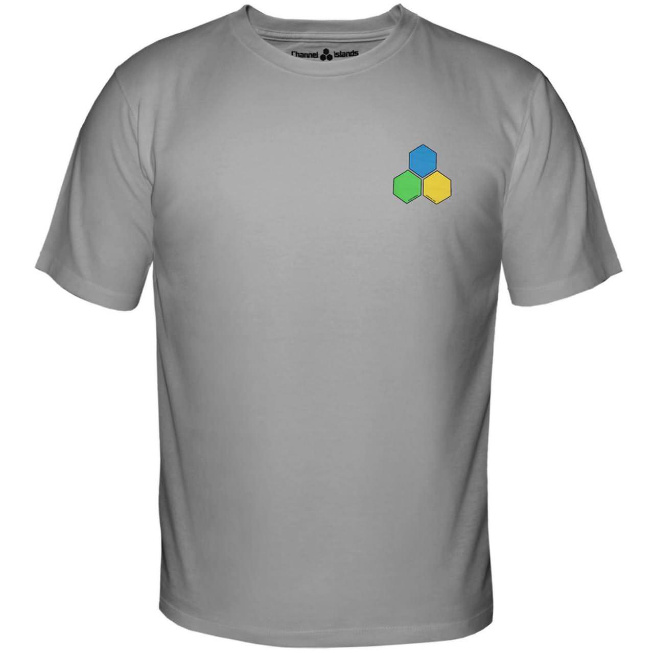 Channel Islands Curren GYB Hex T-Shirt - Grey - Cleanline Surf