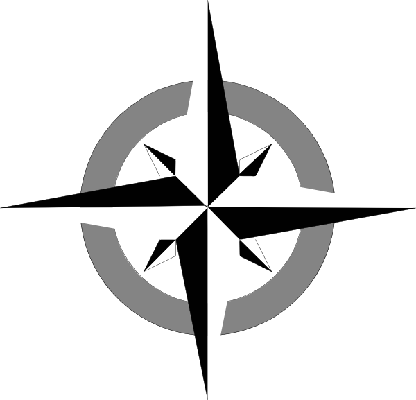 Compass Rose Outline - ClipArt Best