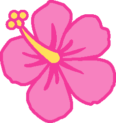 Hibiscus / flower clipart images, icons < Free graphics