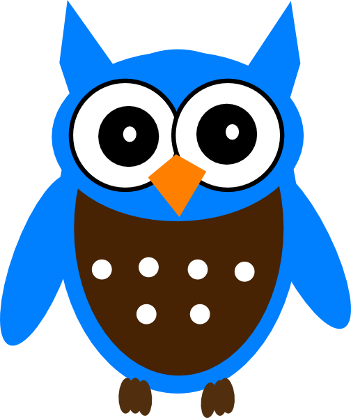 Blue Owl Clip Art - ClipArt Best