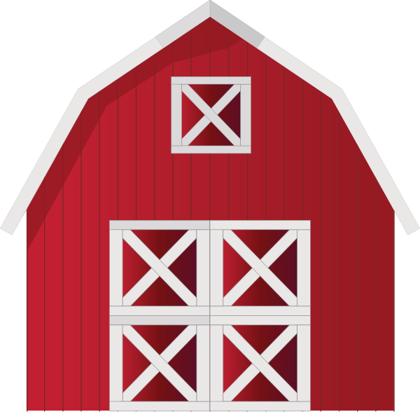 Red Barn clip art - vector clip art online, royalty free & public ...
