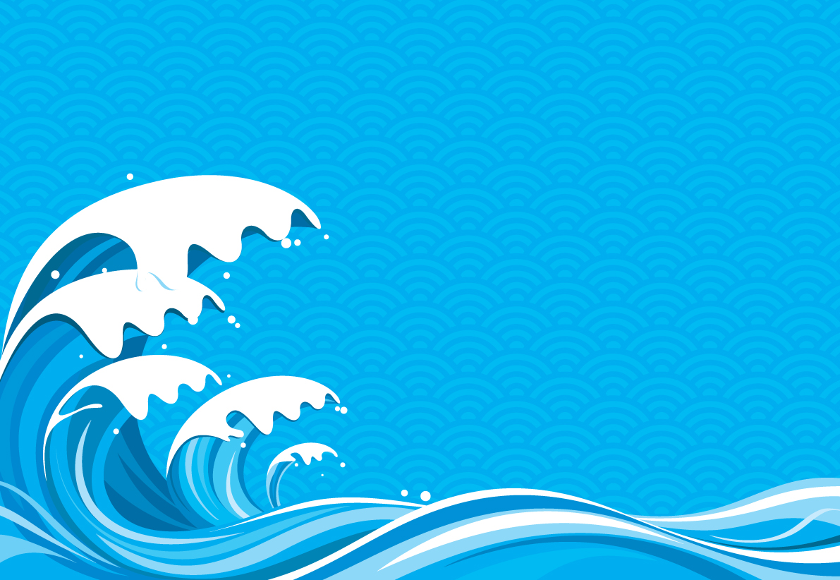 free clipart ocean waves cartoon - photo #31