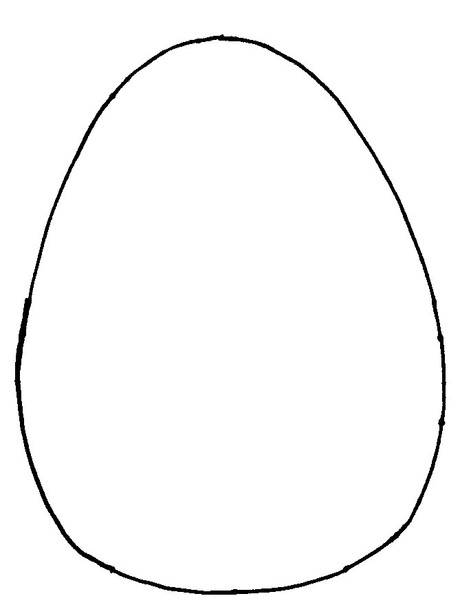 Large Blank Egg Template - ClipArt Best