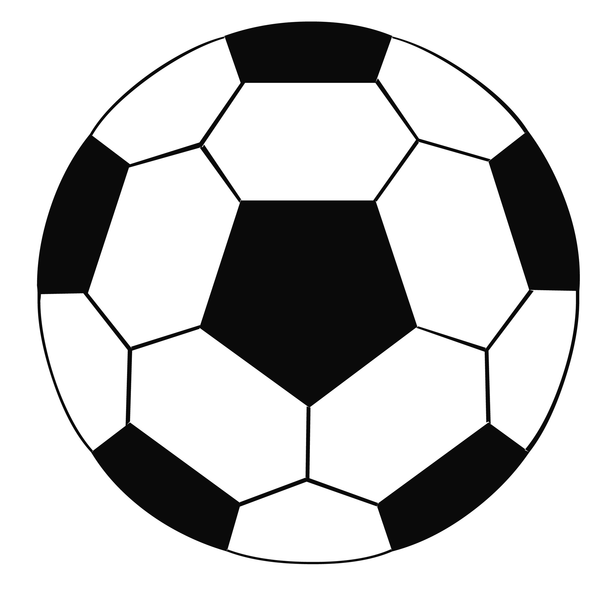 Soccer Ball Outline - ClipArt Best