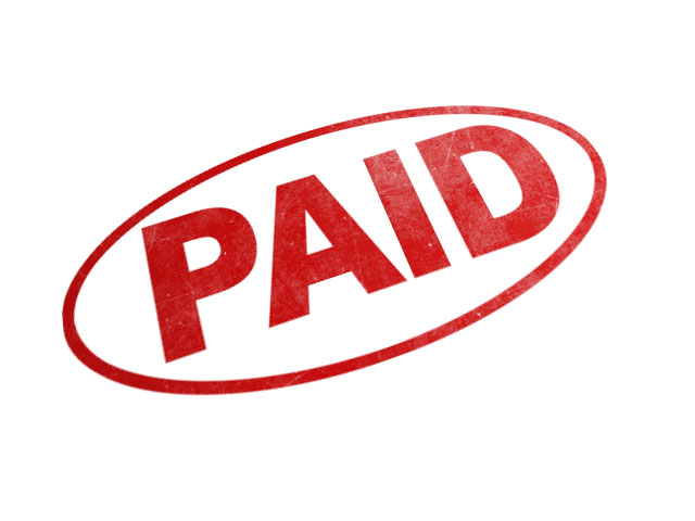Paid In Full Stamp Clipart